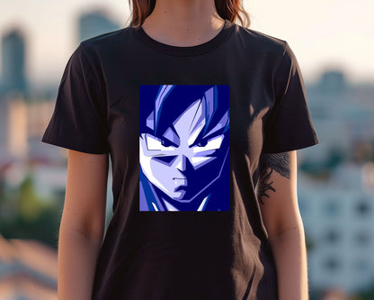 Son Goku Monochrome Navy Color - @WPAPbyiant