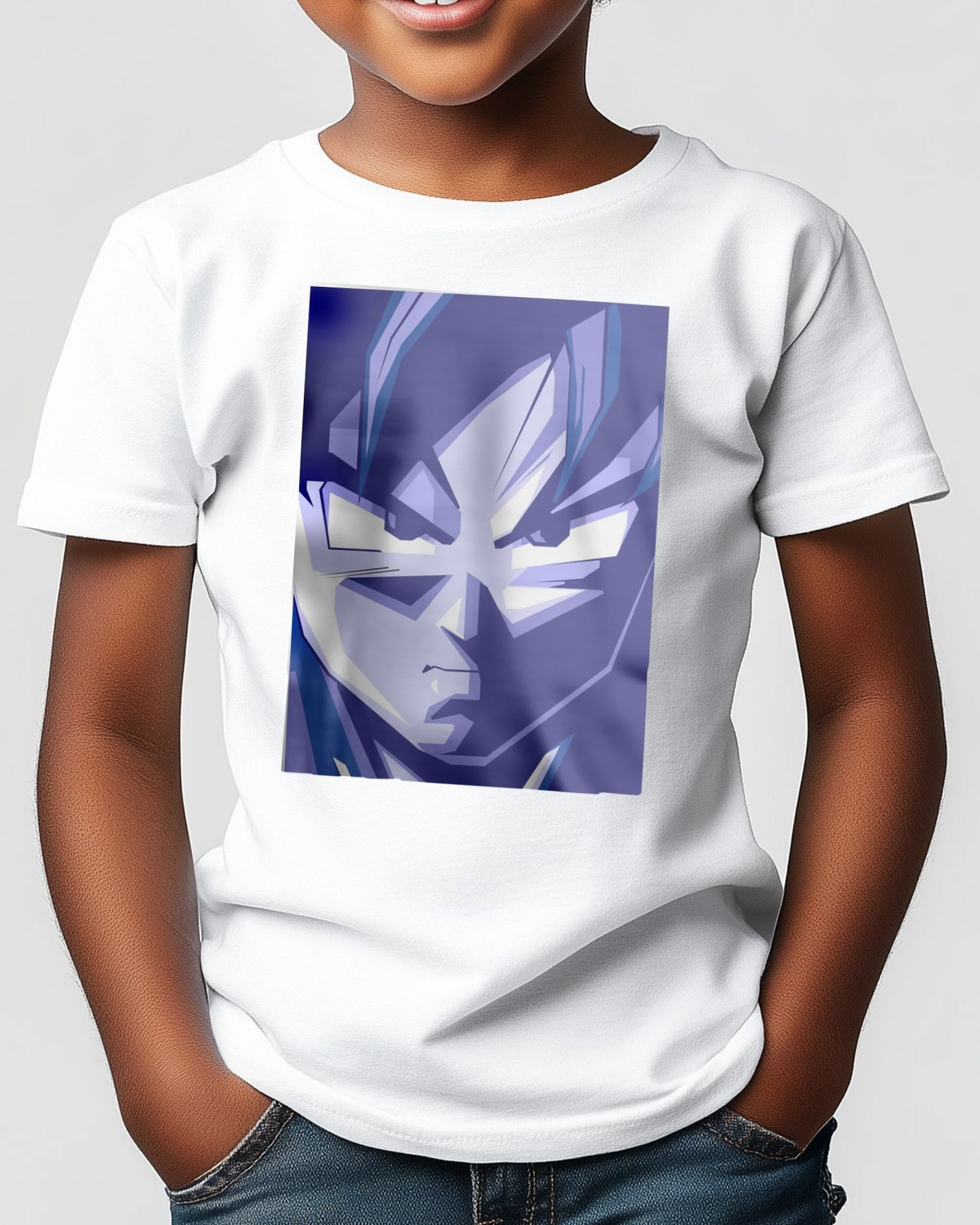 Son Goku Monochrome Navy Color - @WPAPbyiant