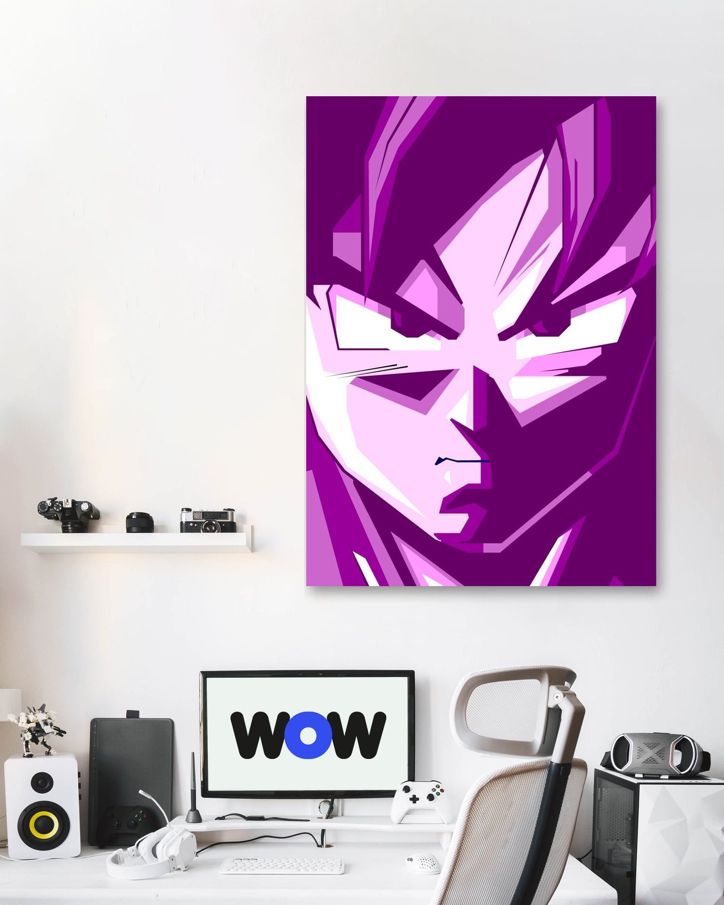 Son Goku in Plum Color - @WPAPbyiant