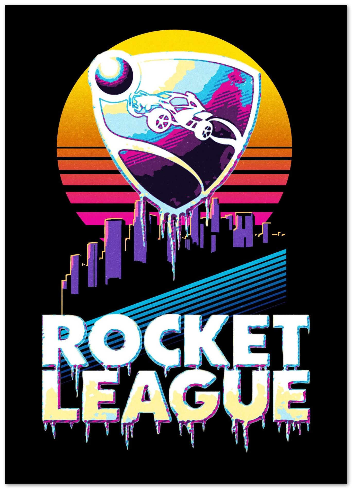 Rocket League in sunset - @Arthur