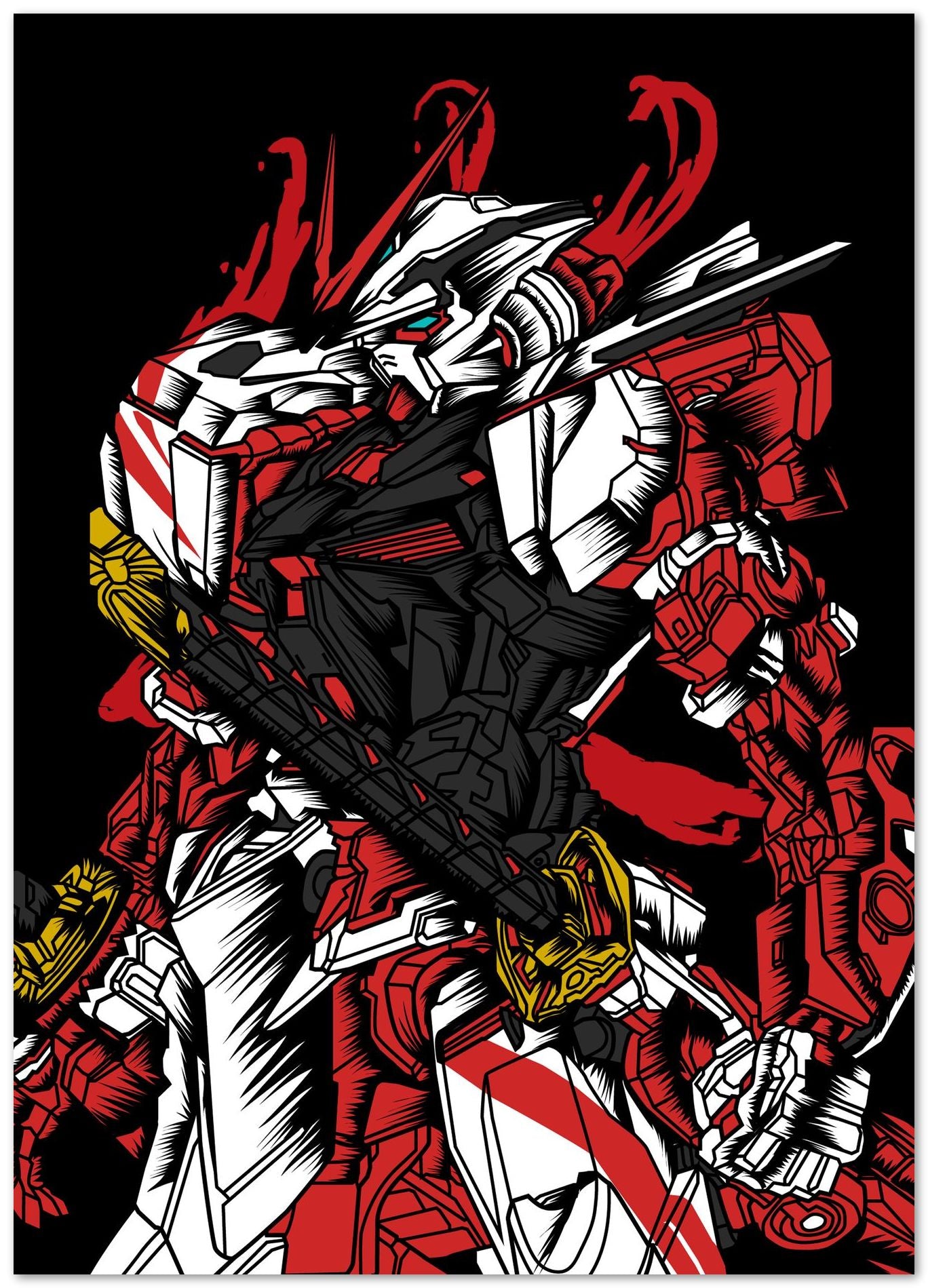 Gundam Astray Red Frame - @CoretanVector