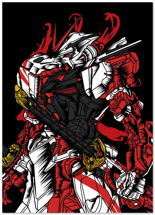 Gundam Astray Red Frame - @CoretanVector