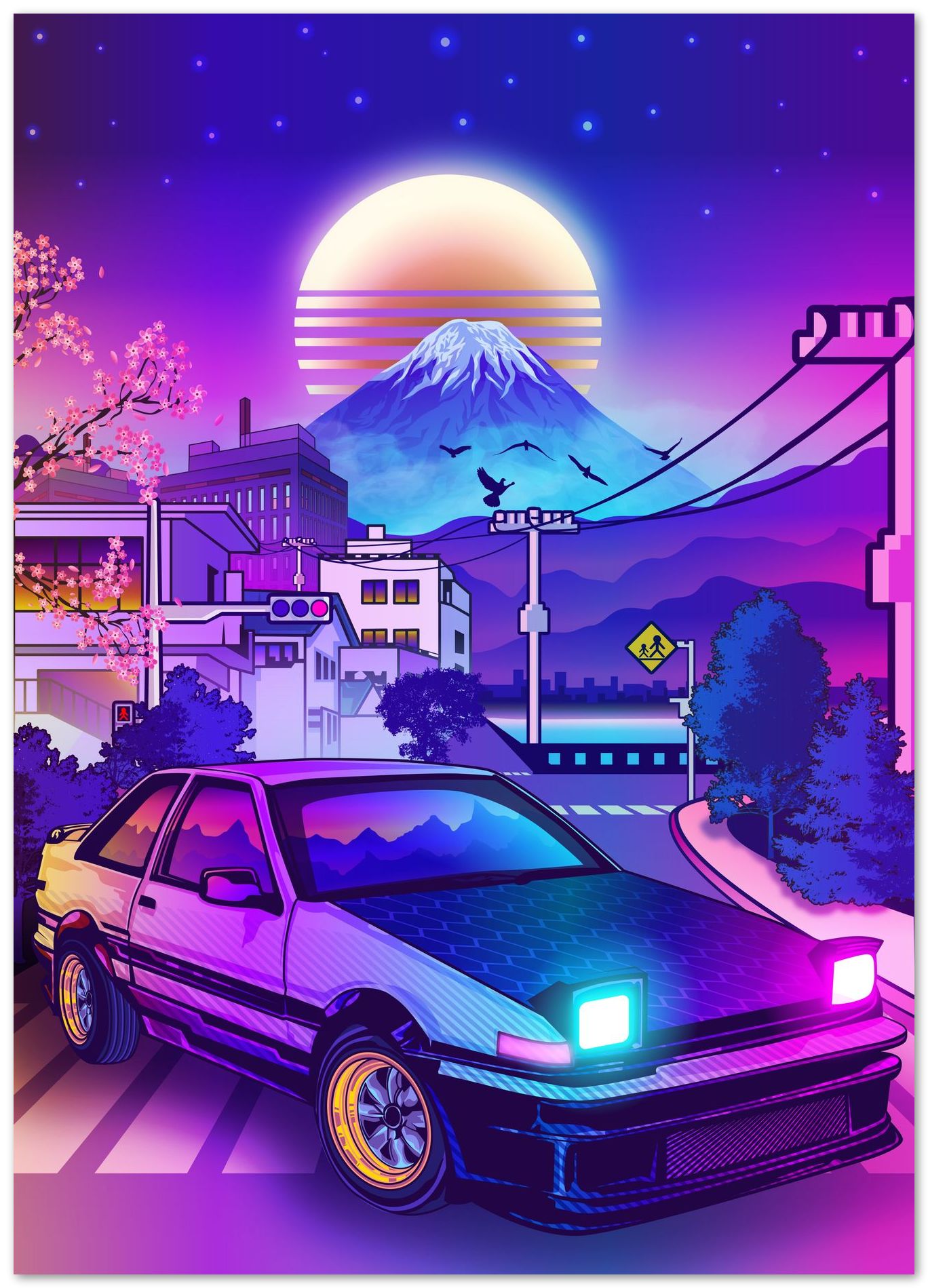 Toyota AE86 Initial D Synthwave - @IlhamQrov