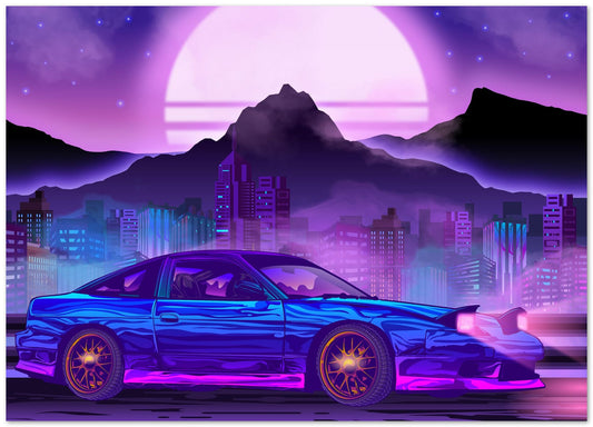 Mazda rx7 Tokyo City Synthwave - @IlhamQrov