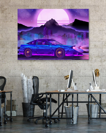 Mazda rx7 Tokyo City Synthwave - @IlhamQrov