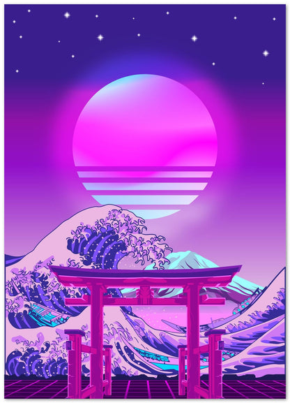 GREAT WAVE KANAGAWA FANTASY TORII - @IlhamQrov