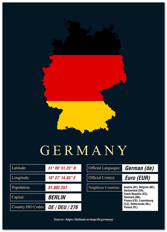 Map Area: Germany - @HidayahCreative