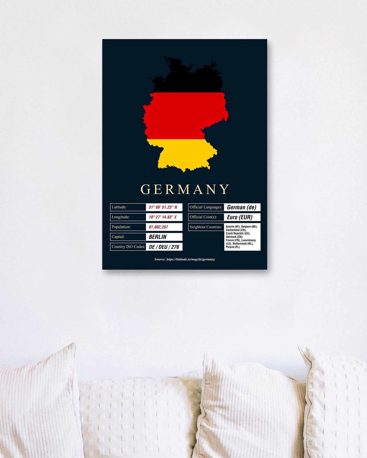 Map Area: Germany - @HidayahCreative