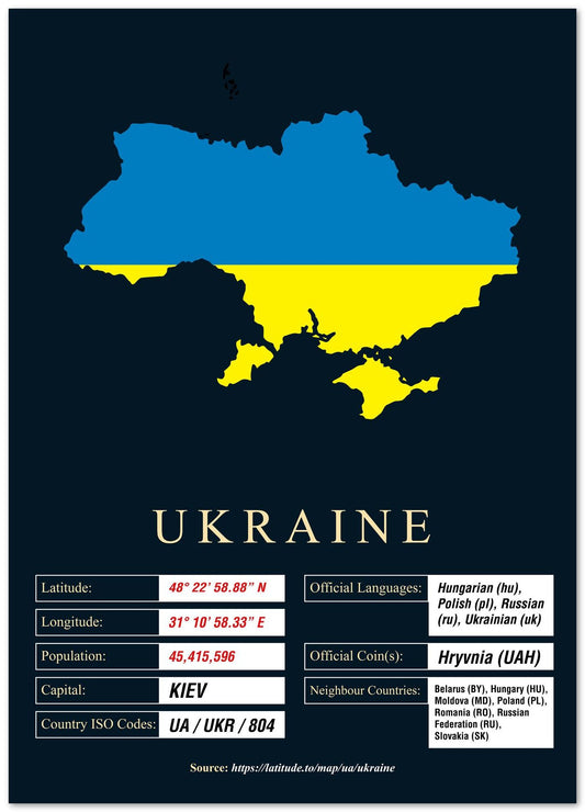 Map Area: Ukraine - @HidayahCreative