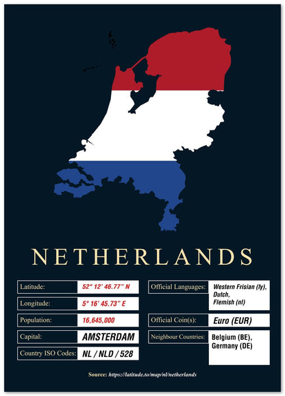 Map Area: Netherlands - @HidayahCreative