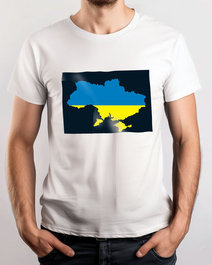 Map Area: Ukraine with Flag - @HidayahCreative