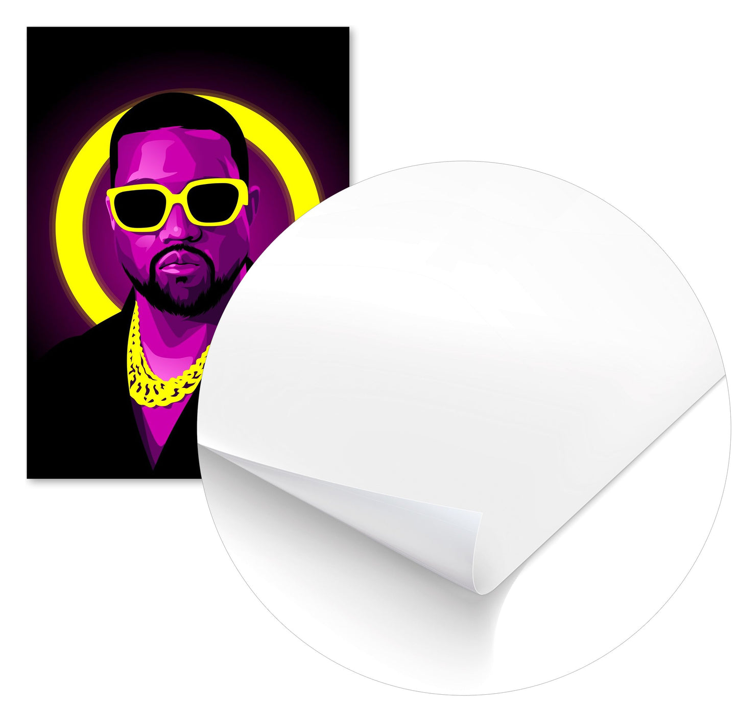 Kanye West Neon - @CraftStudio