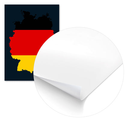 Map Area: Germany with Flag - @HidayahCreative