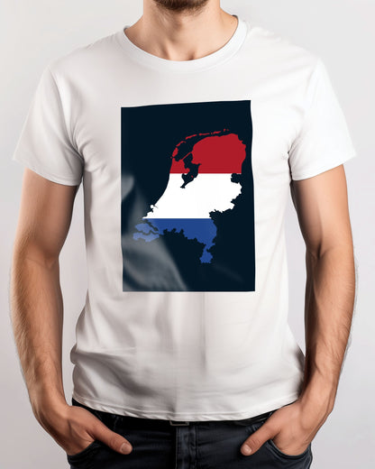 Map Area: Netherlands with Flag - @HidayahCreative