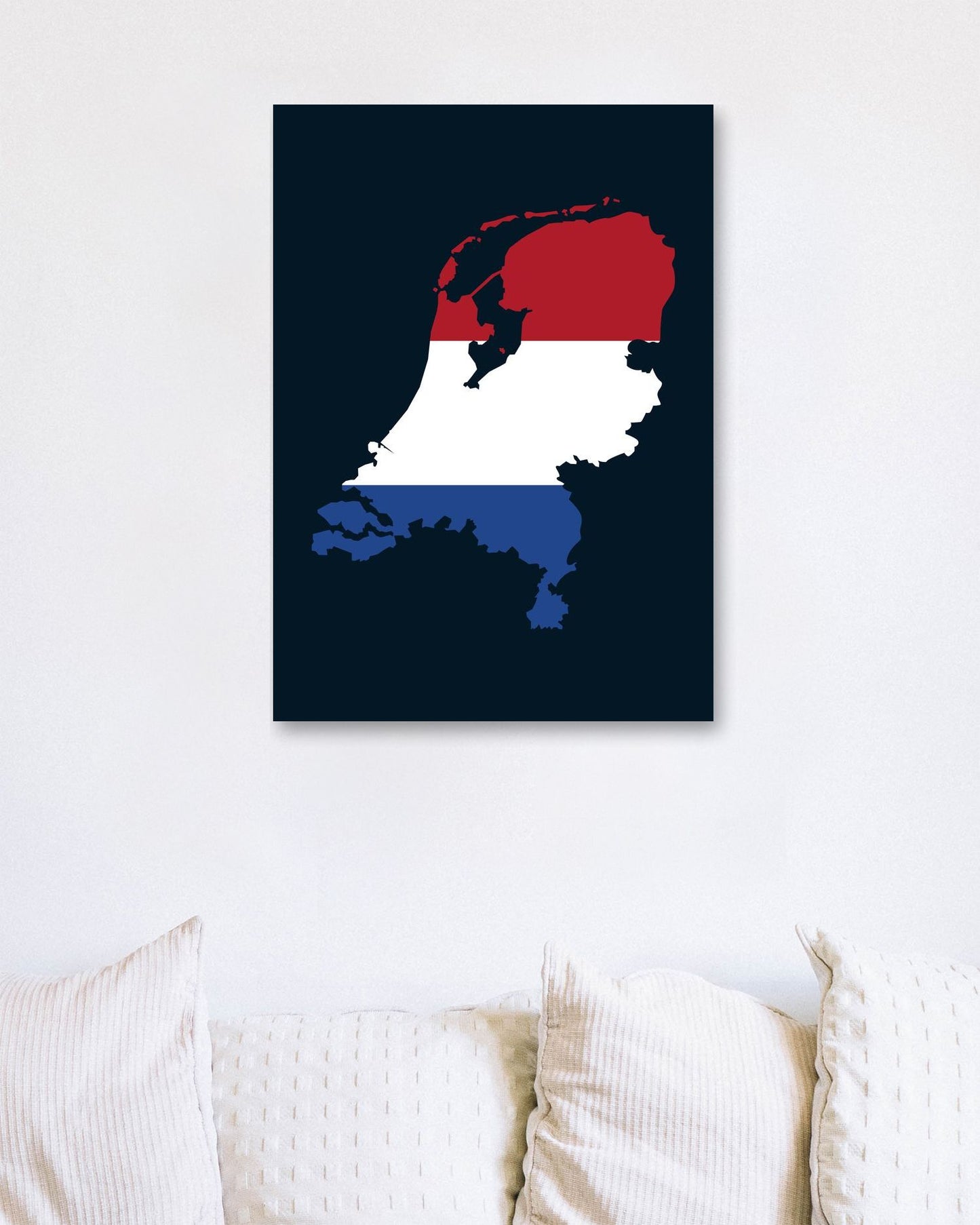 Map Area: Netherlands with Flag - @HidayahCreative