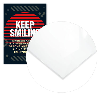 Quotes: Keep Smiling - @HidayahCreative