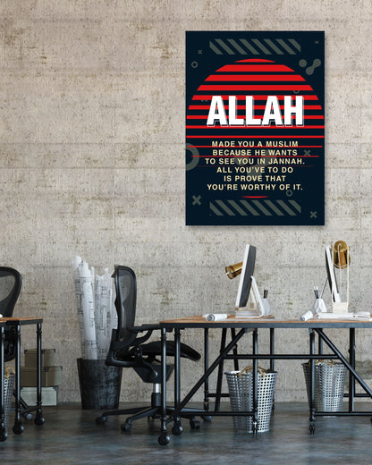 Quotes: Allah and Muslim - @HidayahCreative