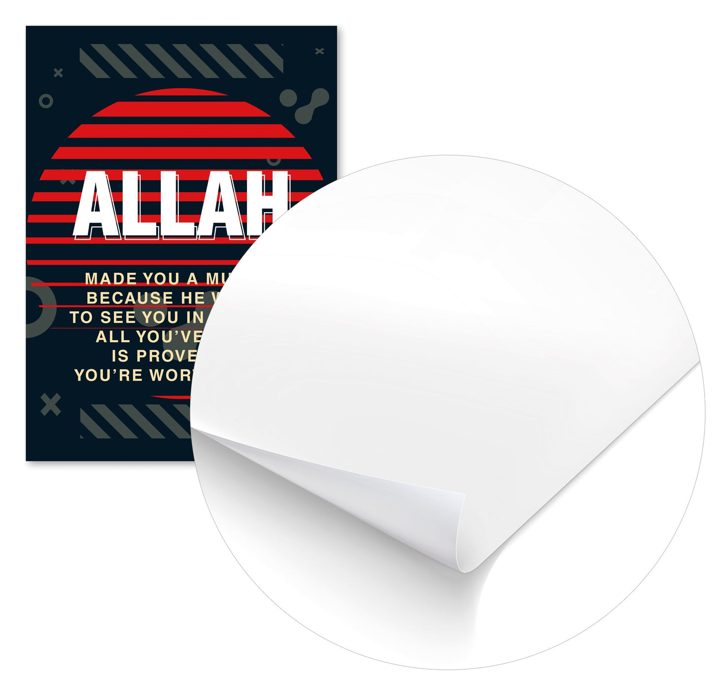 Quotes: Allah and Muslim - @HidayahCreative