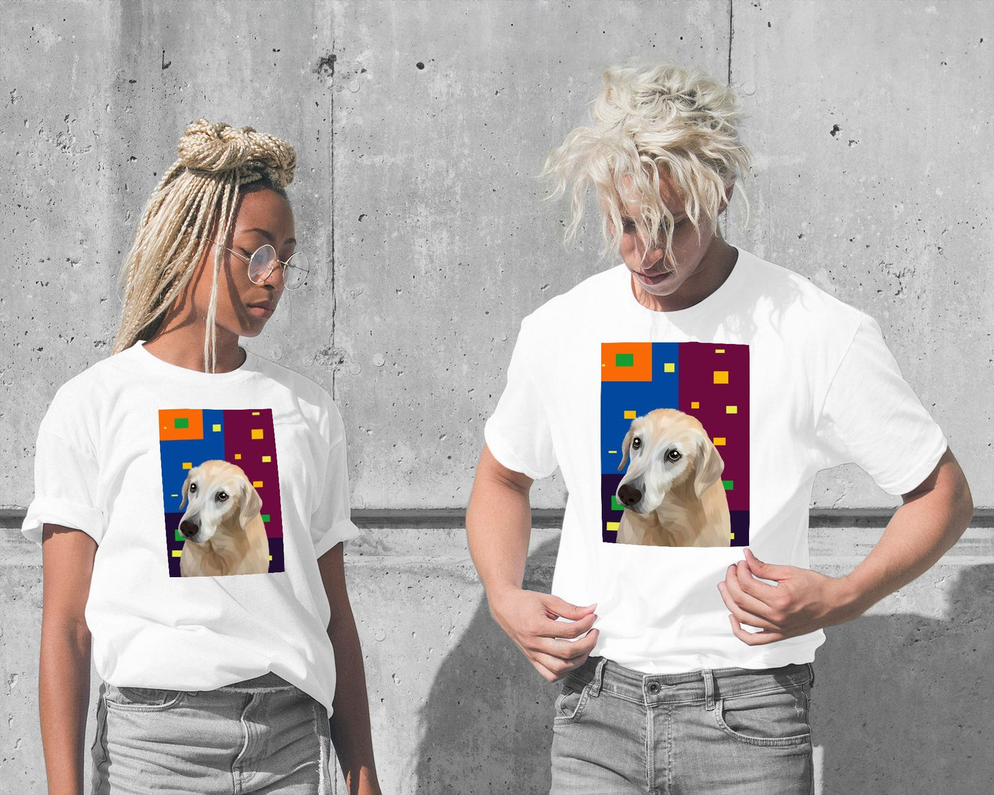 dog popart - @msheltyan