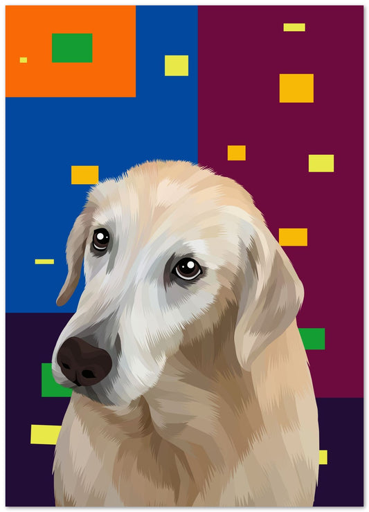 dog popart - @msheltyan