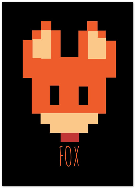 fox pixel animal - @msheltyan