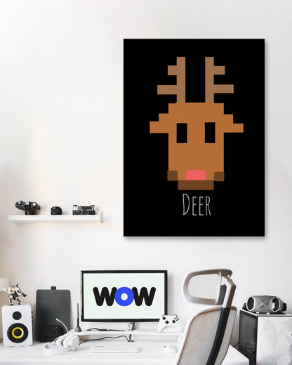 deer pixel animal - @msheltyan