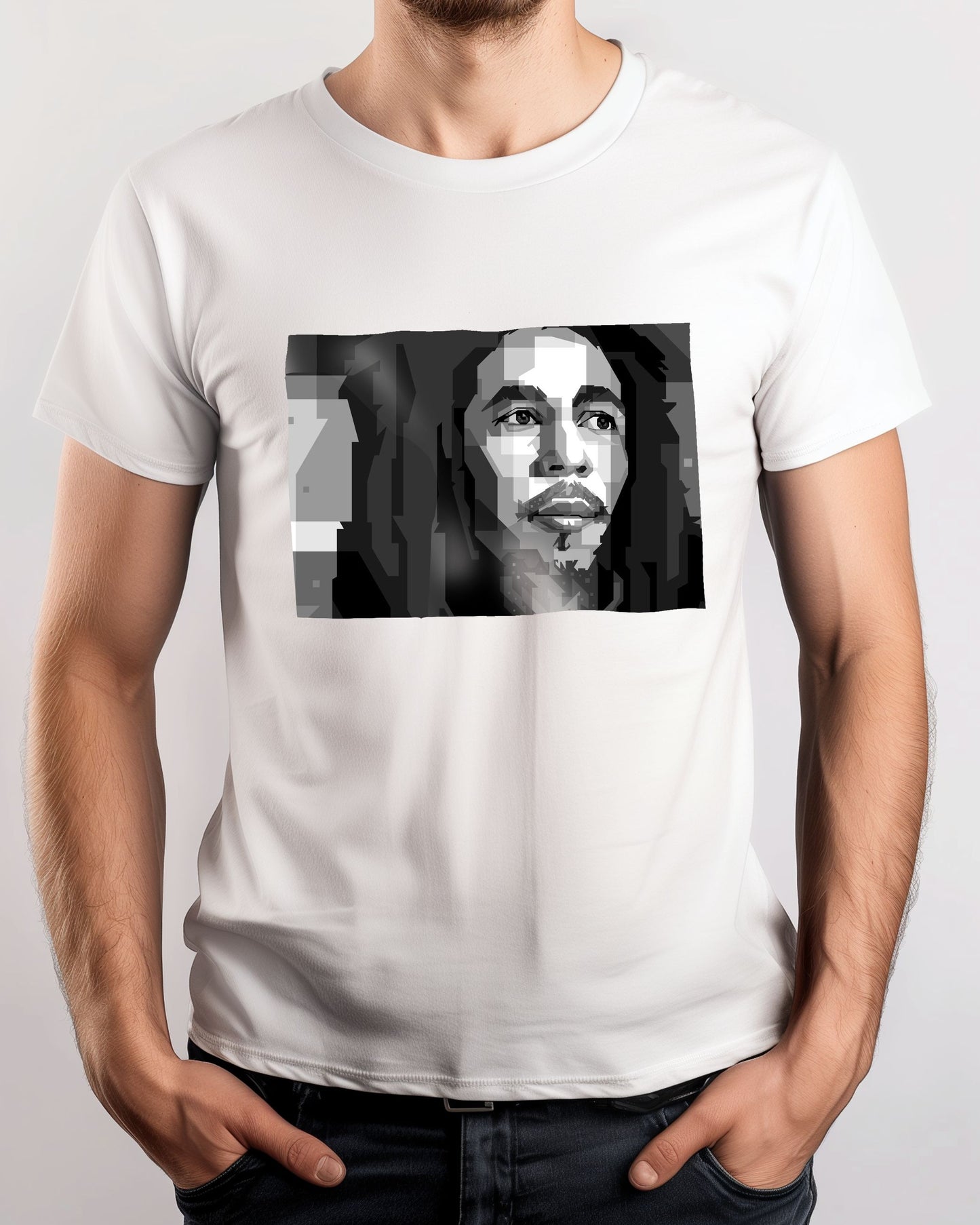 Art Bob Marley in Grey - @WPAPbyiant