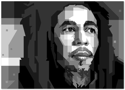 Art Bob Marley in Grey - @WPAPbyiant