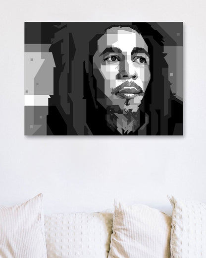 Art Bob Marley in Grey - @WPAPbyiant