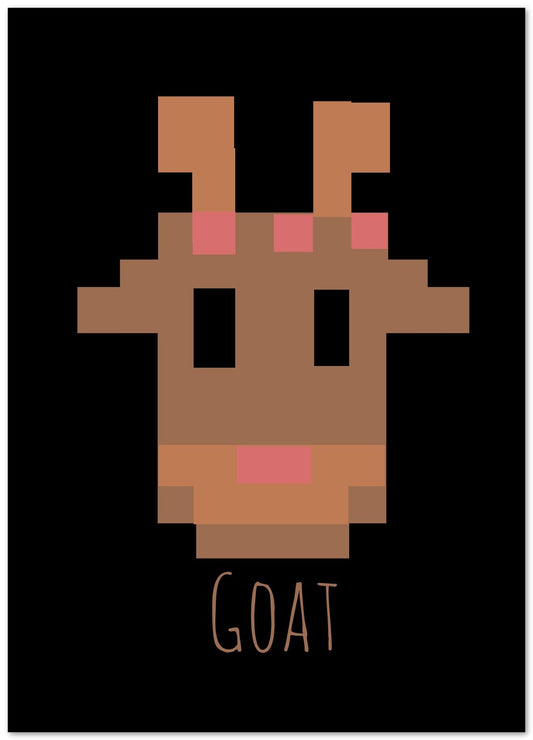 goat pixel animal - @msheltyan