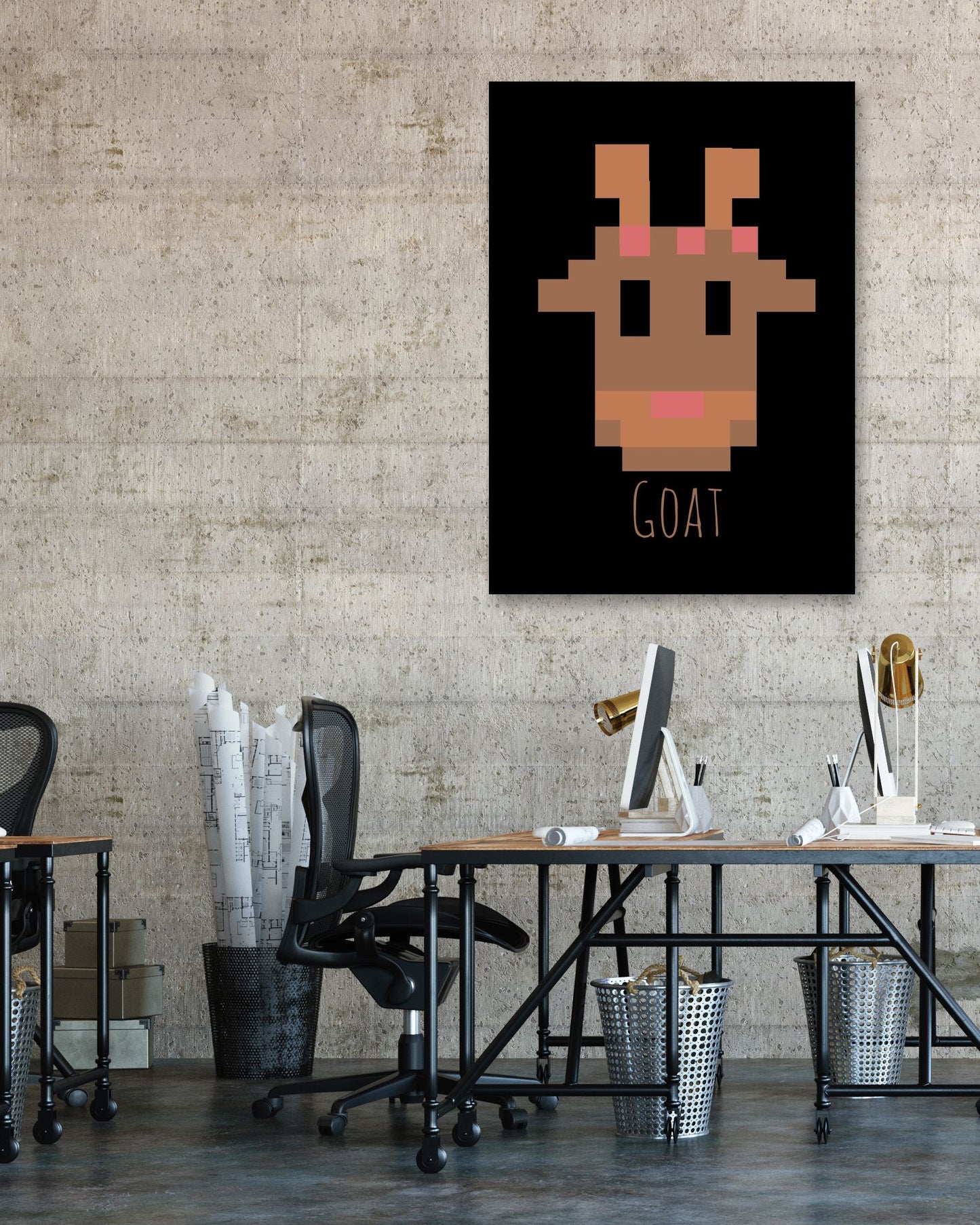 goat pixel animal - @msheltyan