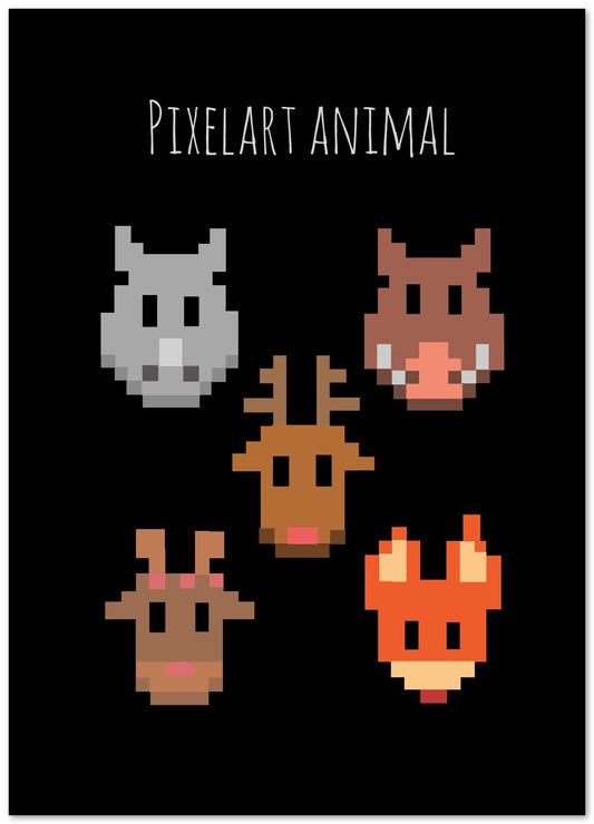 pixel art animal - @msheltyan
