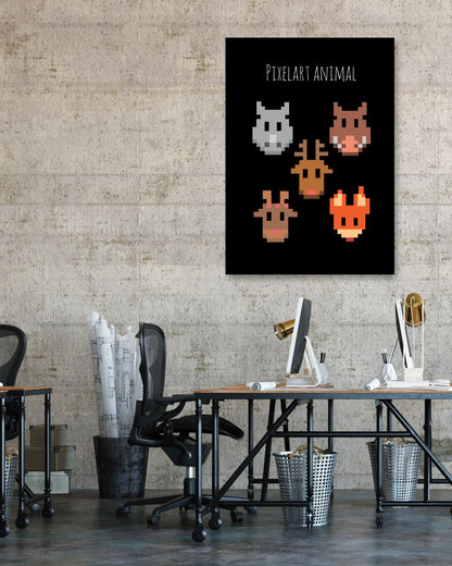 pixel art animal - @msheltyan