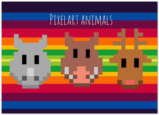 pixelart animals - @msheltyan