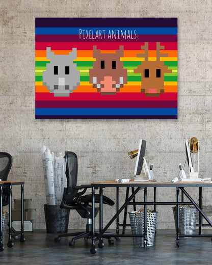 pixelart animals - @msheltyan