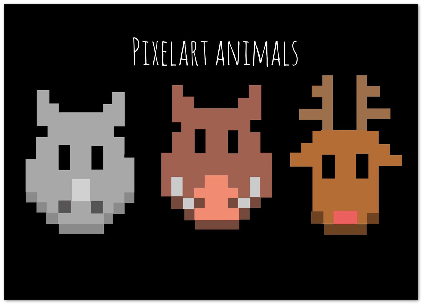 pixel animal icon - @msheltyan