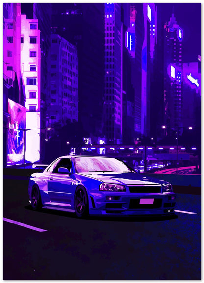 Nissan GTR R34 Retro - @nueman