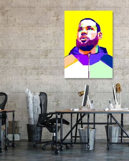 Lebron James in WPAP - @WPAPbyiant