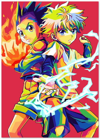 Killua n Gon Wpap Pop Art - @SiksisArt