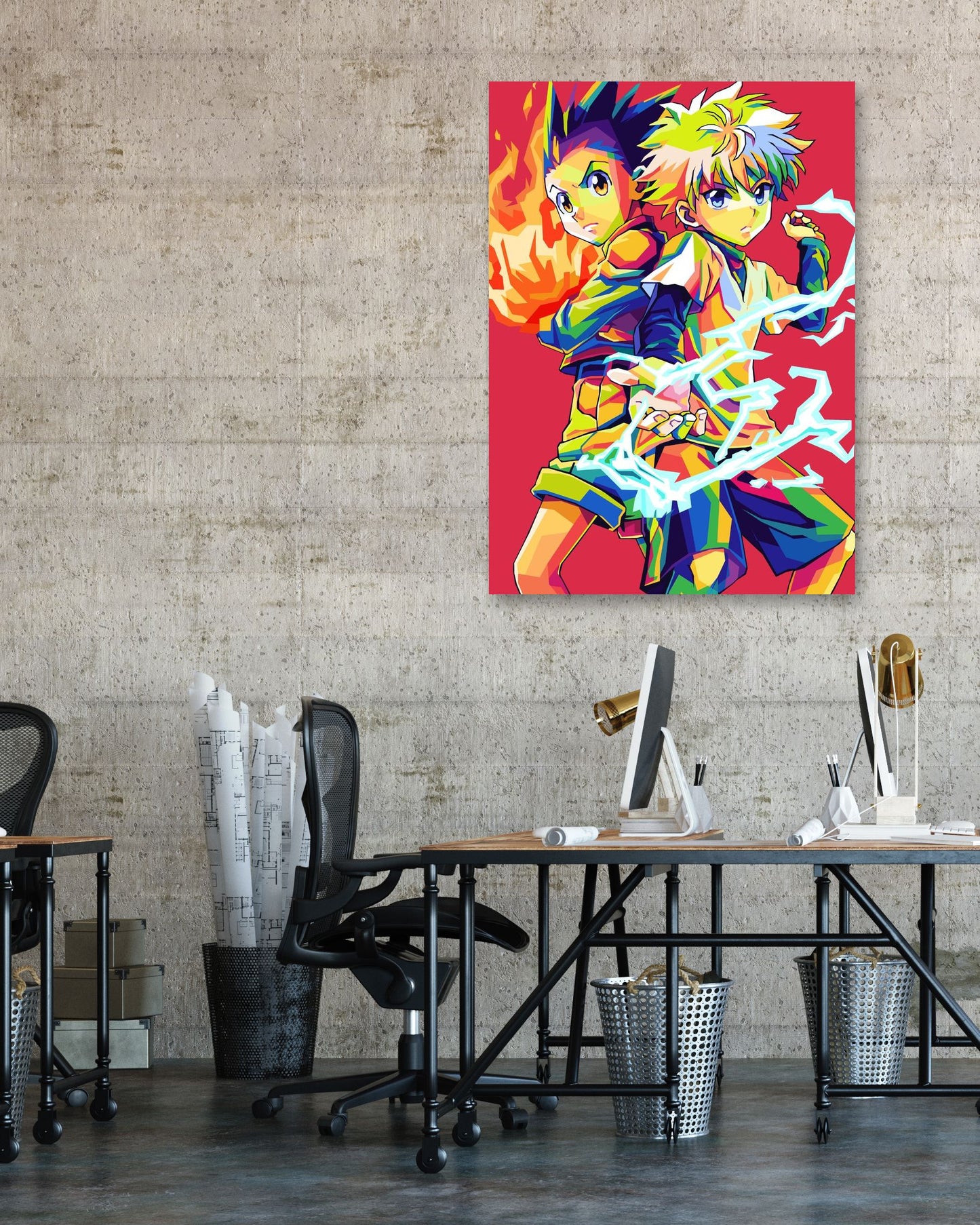 Killua n Gon Wpap Pop Art - @SiksisArt