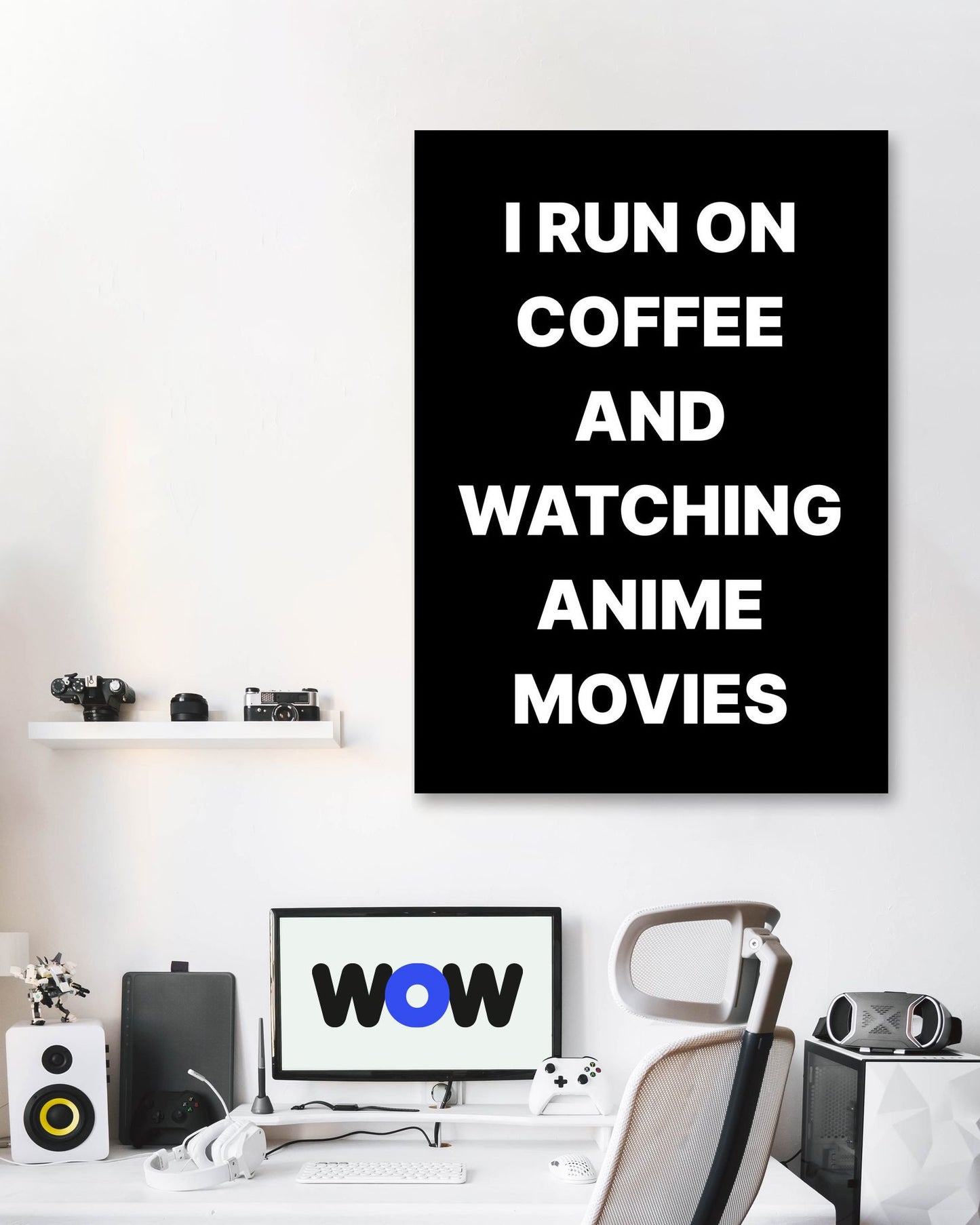 I run on coffee and watching anime movies - @VickyHanggara