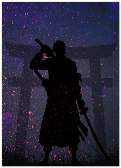 Roronoa Zoro Silhouette - @VickyHanggara