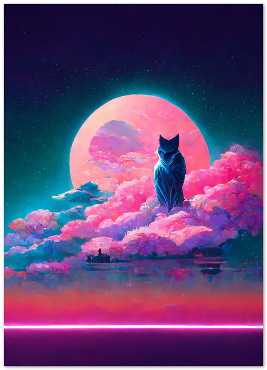 Cat Vaporwave - @Arthur