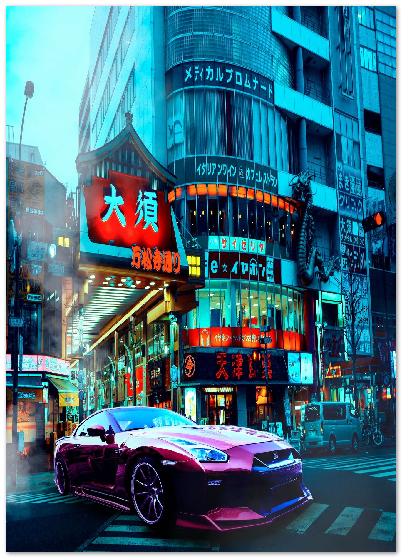 Tokyo Street Car Neon 2077 - @JeffNugroho