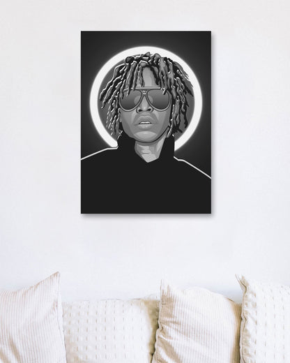 Chief Keef BnW Rapper - @ColorizeStudio