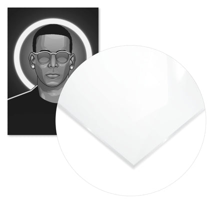 Daddy Yankee Grayscale Rapper - @ColorizeStudio