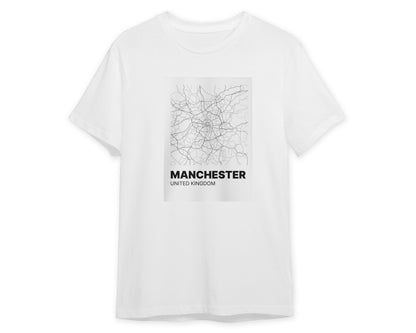 Minimalist Manchester Map - @VickyHanggara