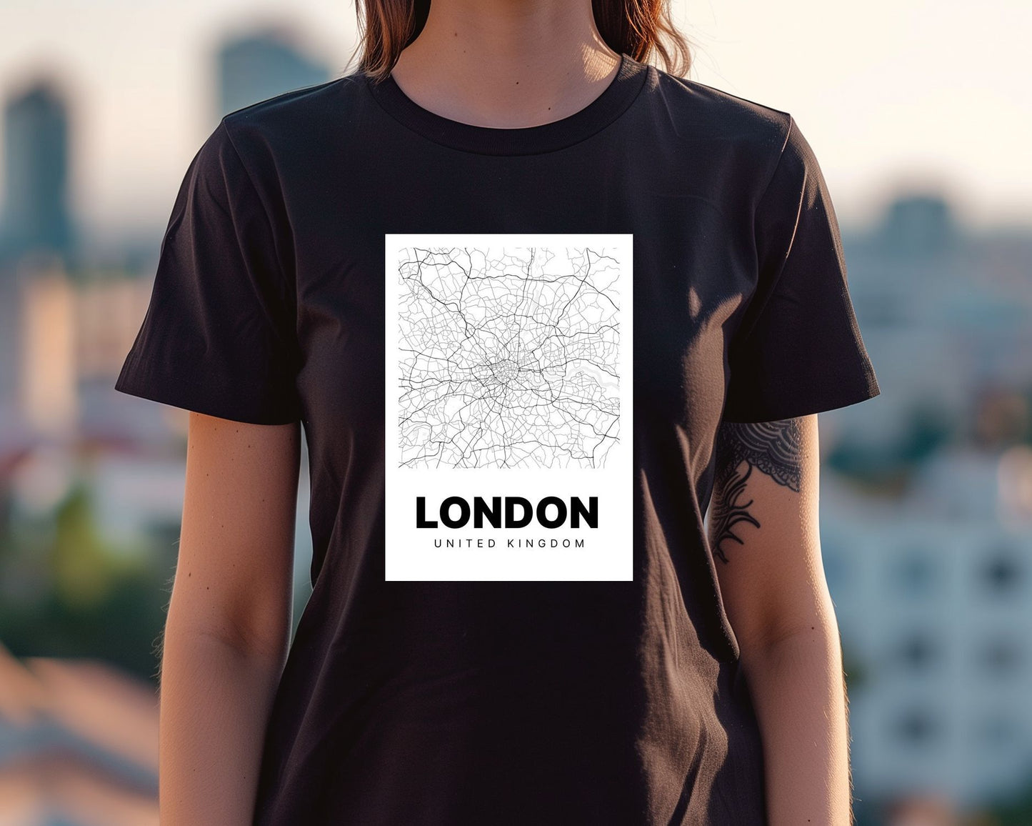 Minimalist London Map - @VickyHanggara