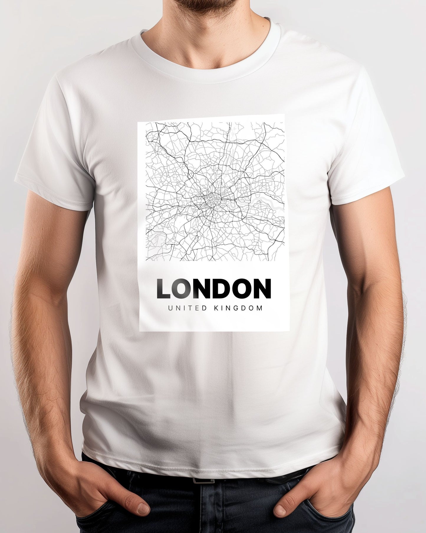 Minimalist London Map - @VickyHanggara