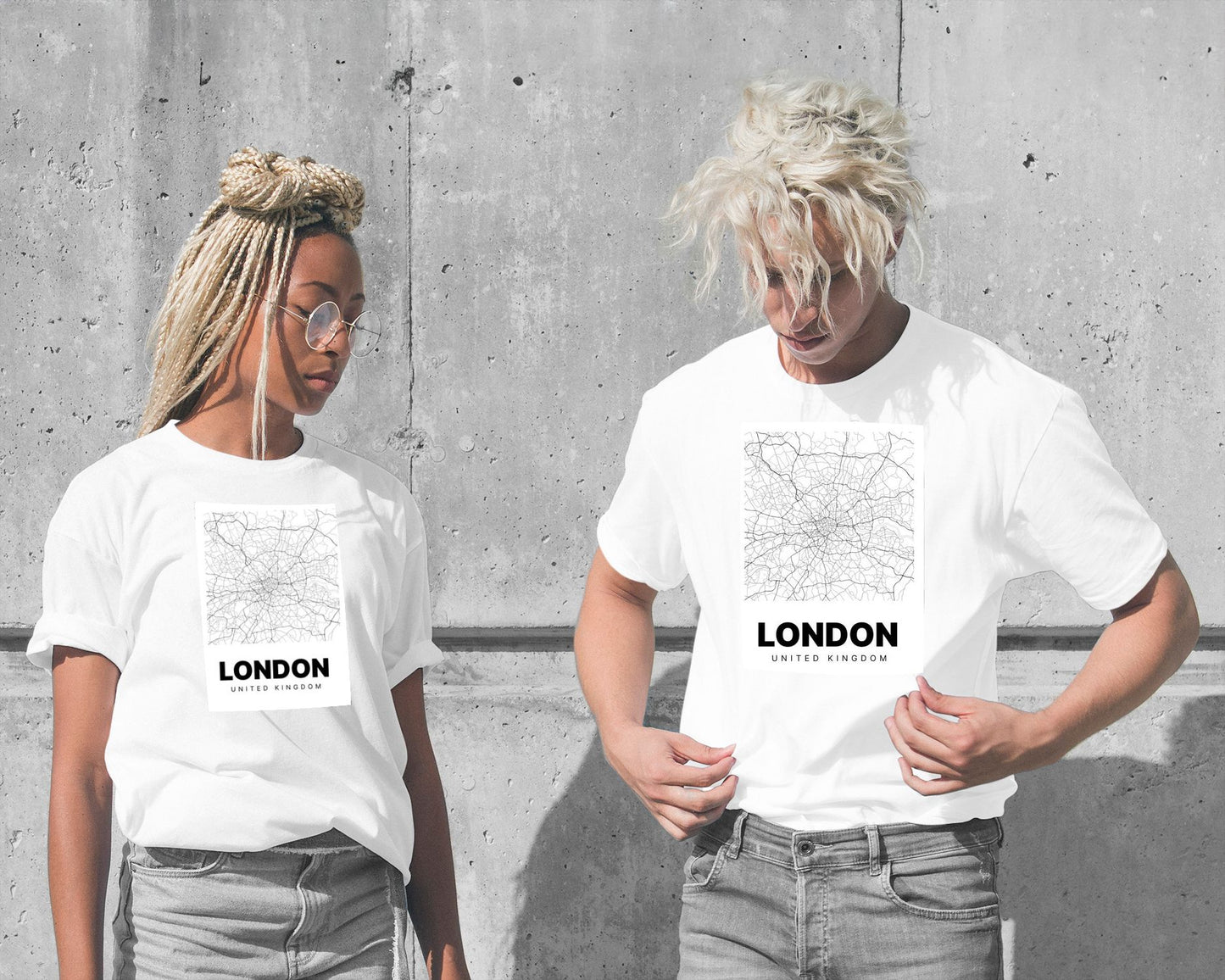 Minimalist London Map - @VickyHanggara